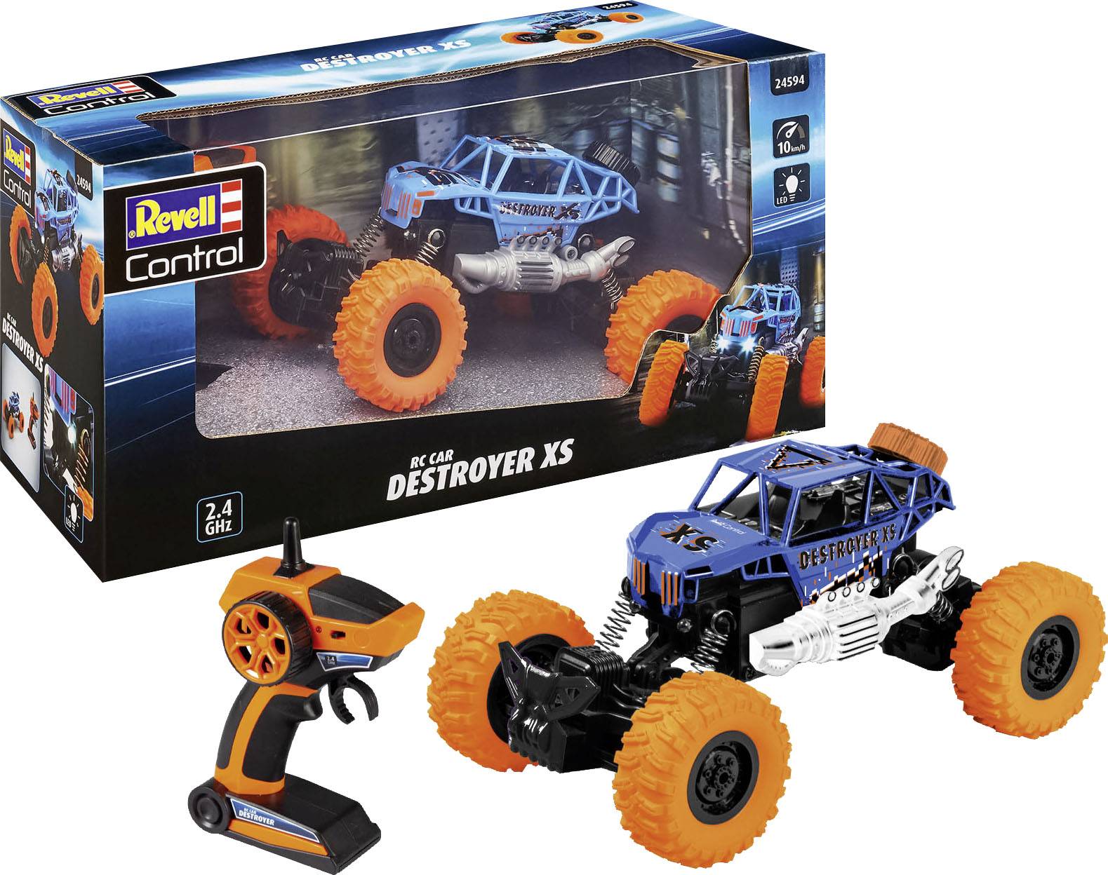 Revell 24594 Destroyer XS 1:18 RC Einsteiger Modellauto Crawler