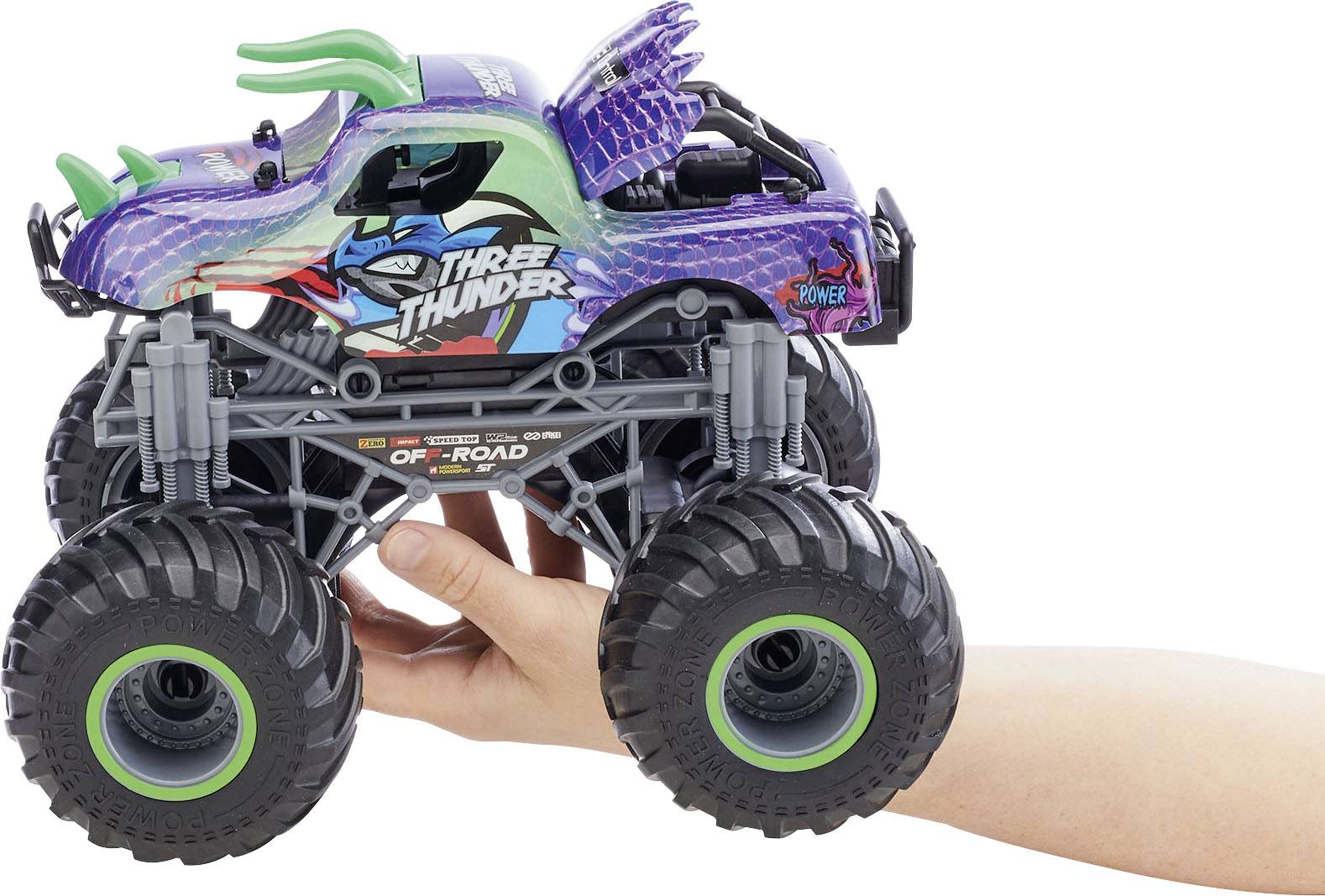Revell 24556 RV RC Dino Monster Truck "Three Thunder" RC Einsteiger Modellauto Elektro Monstertruck