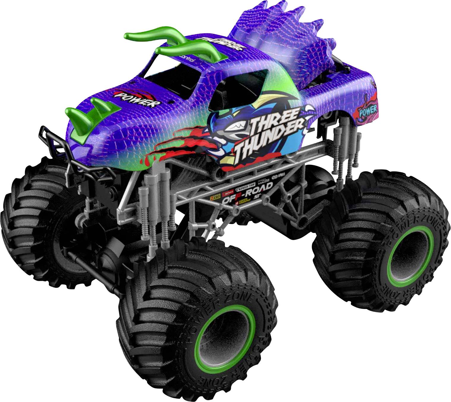 Revell 24556 RV RC Dino Monster Truck "Three Thunder" RC Einsteiger Modellauto Elektro Monstertruck