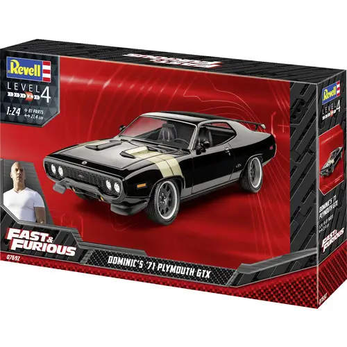 Maquette Voiture : Model Set : Fast & Furious Dominics 1971 Plymouth Gtx 4009803267692 Maquette Voiture : Model Set : Fast & Furious Dominics 1971 Plymouth Gtx 4009803267692