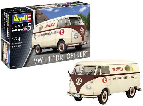 Revell RV 1:24 VW T1  Dr. Oetker  1:24 Modellbus