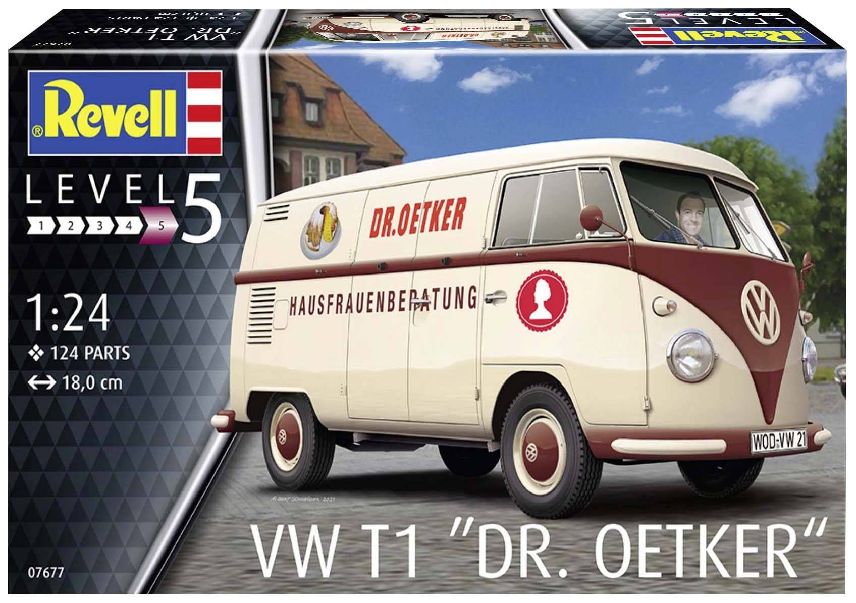 Revell RV 1:24 VW T1 "Dr. Oetker" 1:24 Modellbus