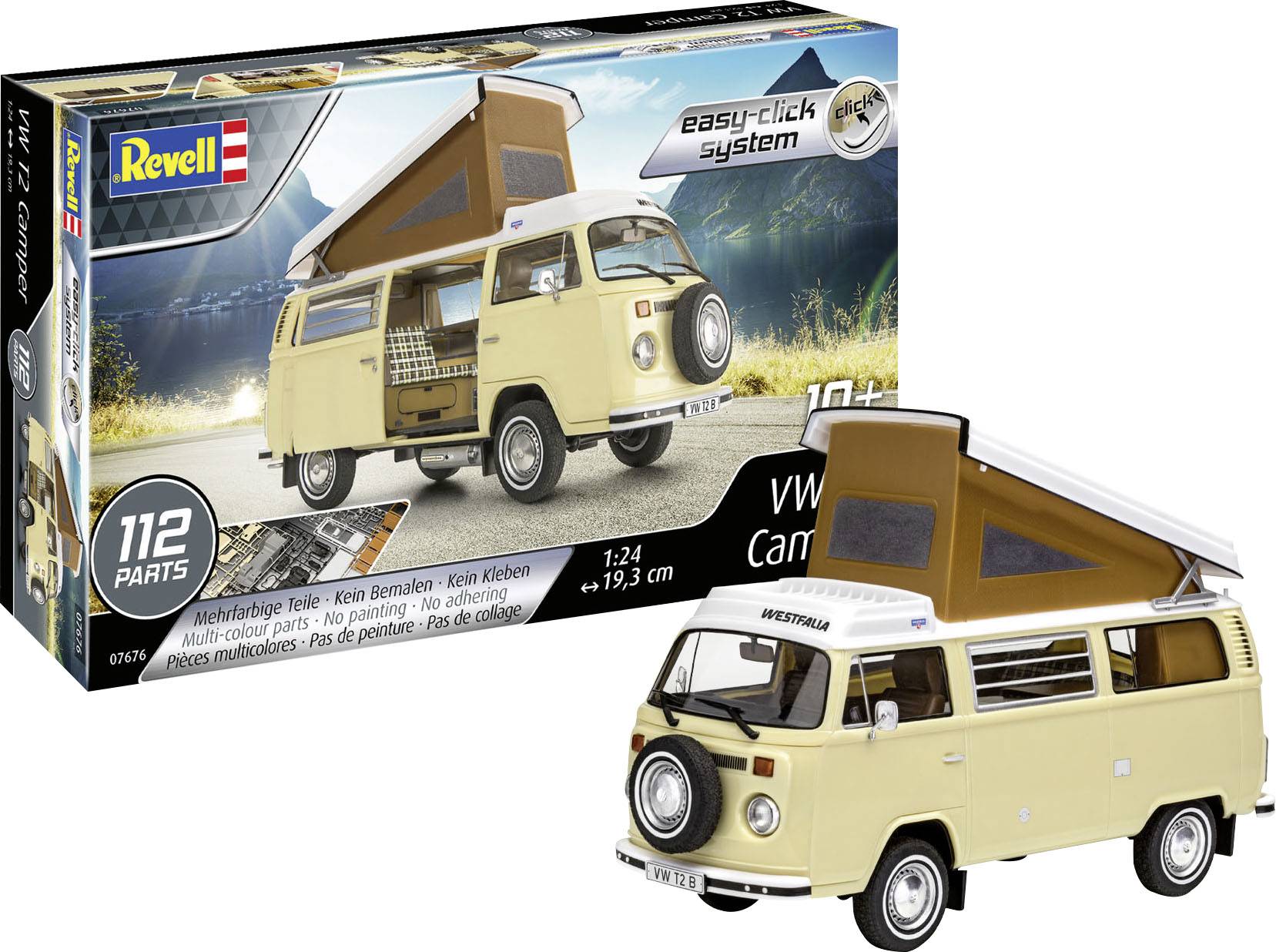 Revell RV 1:24 VW T2 Camper 1:24 Modellbus