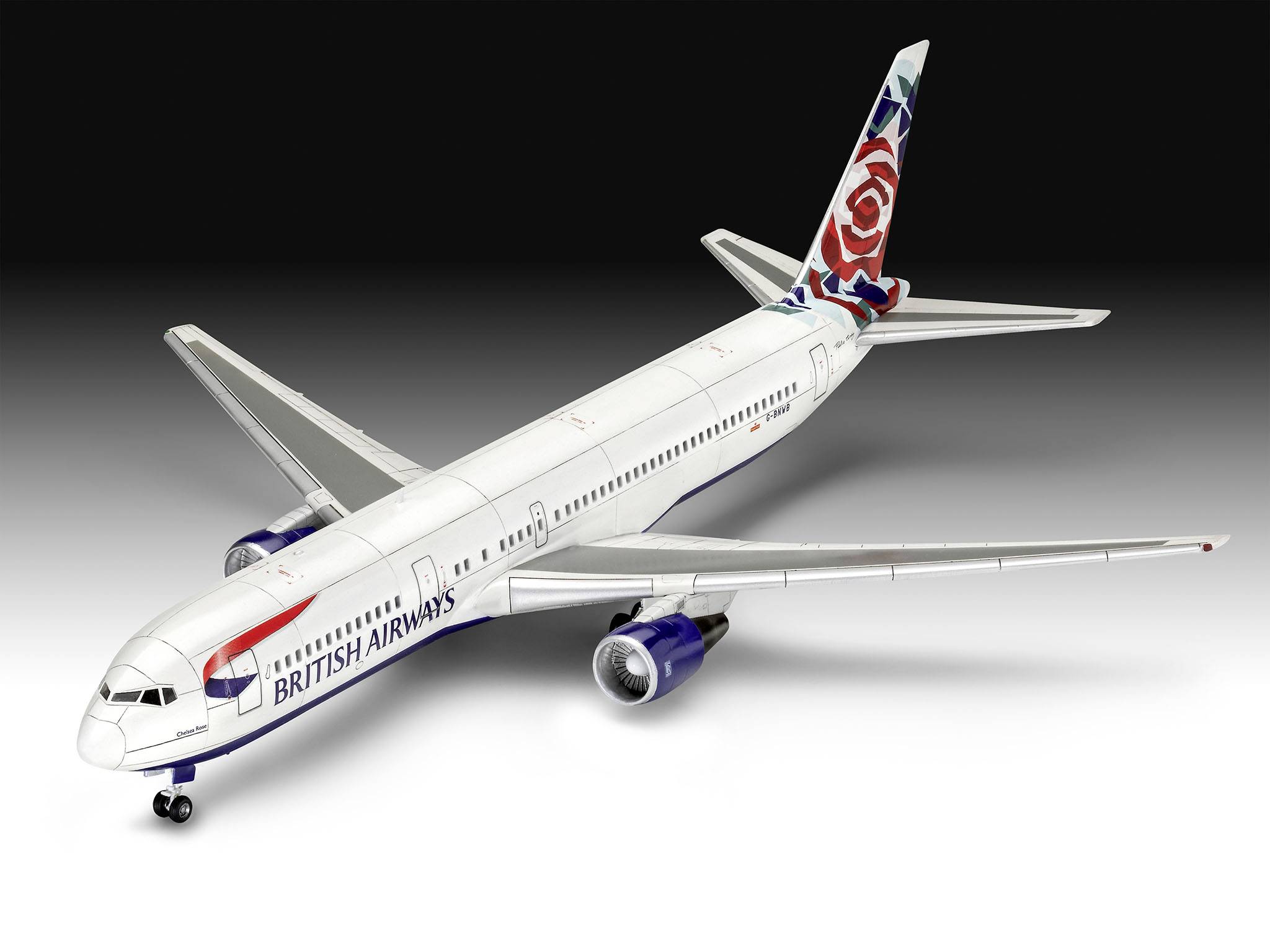 Revell 03862 RV 1:144 Boeing 767-300ER British Airways Chelsea Rose Flugmodell Bausatz 1:144
