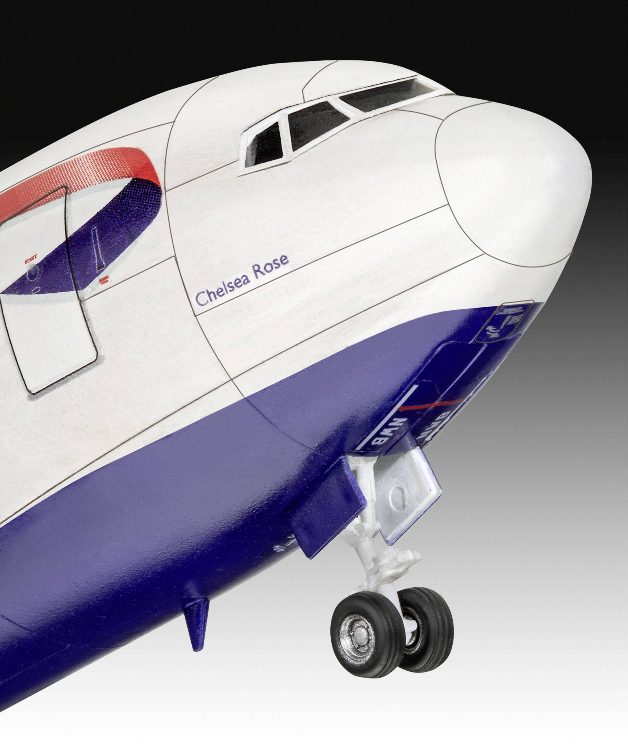 Revell 03862 RV 1:144 Boeing 767-300ER British Airways Chelsea Rose Flugmodell Bausatz 1:144