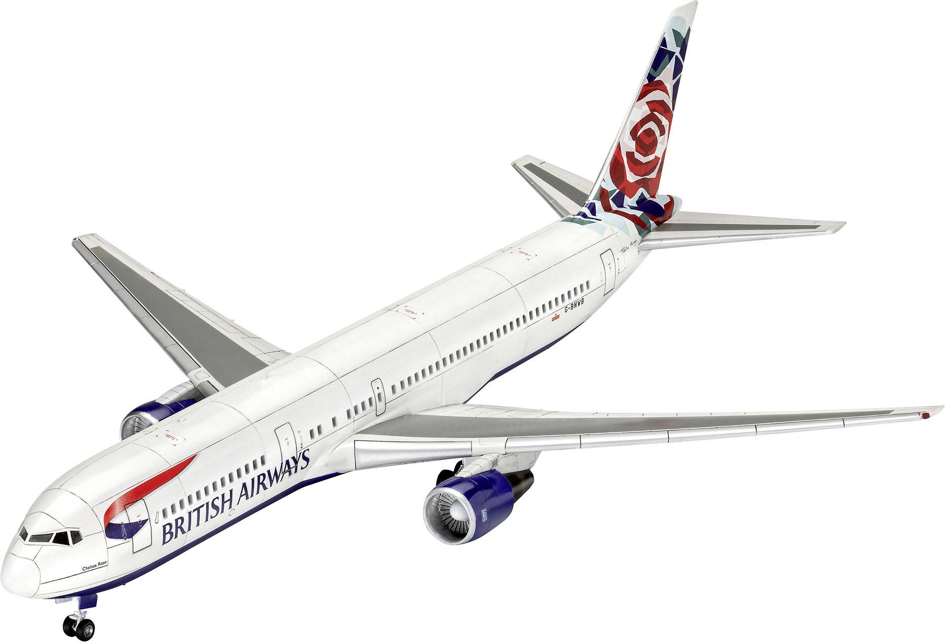 Revell 03862 RV 1:144 Boeing 767-300ER British Airways Chelsea Rose Flugmodell Bausatz 1:144