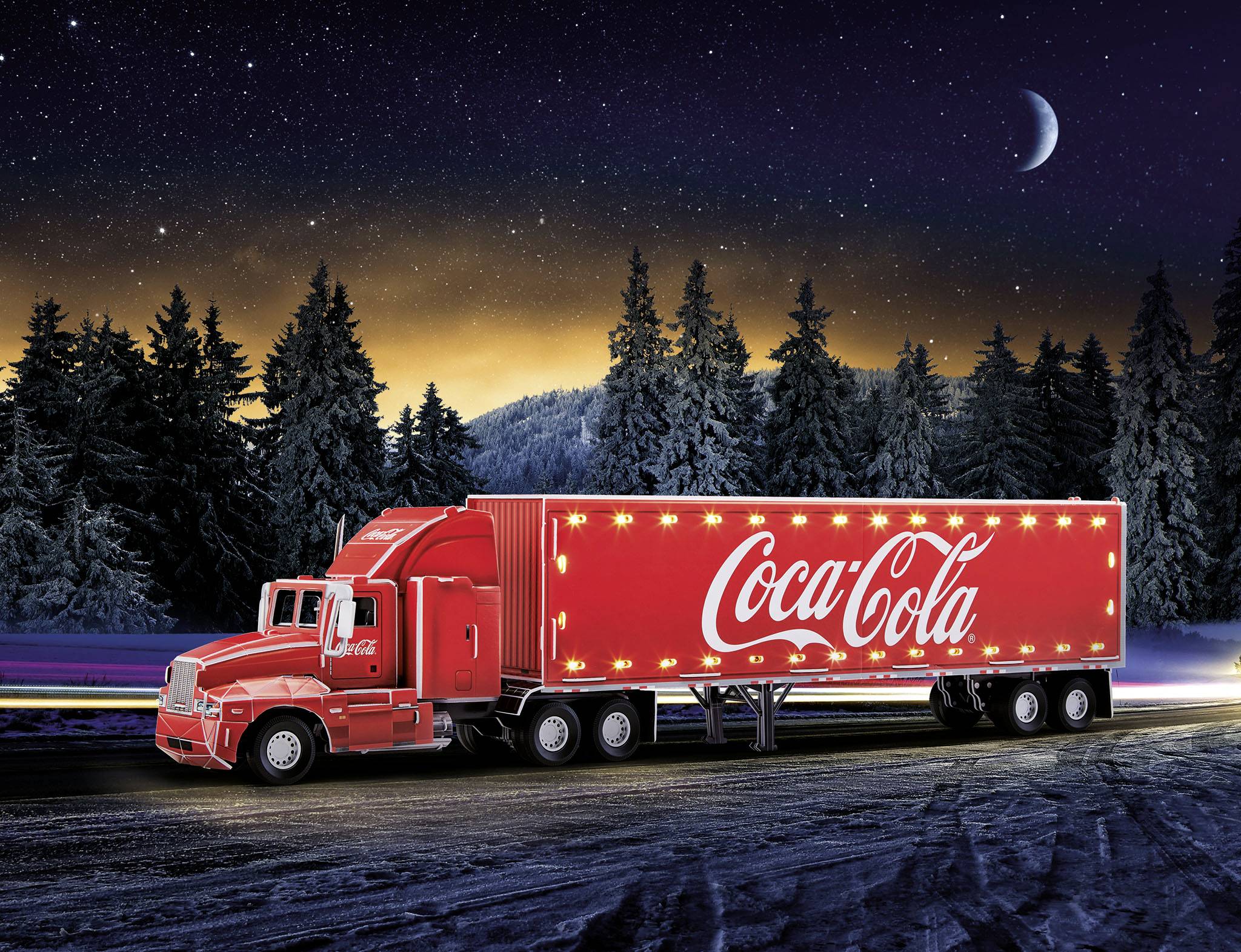 3D-Puzzle Coca-Cola Truck - LED Edition 00152 RV 3D-Puzzle Coca-Cola Truck - LED Edition 1St.