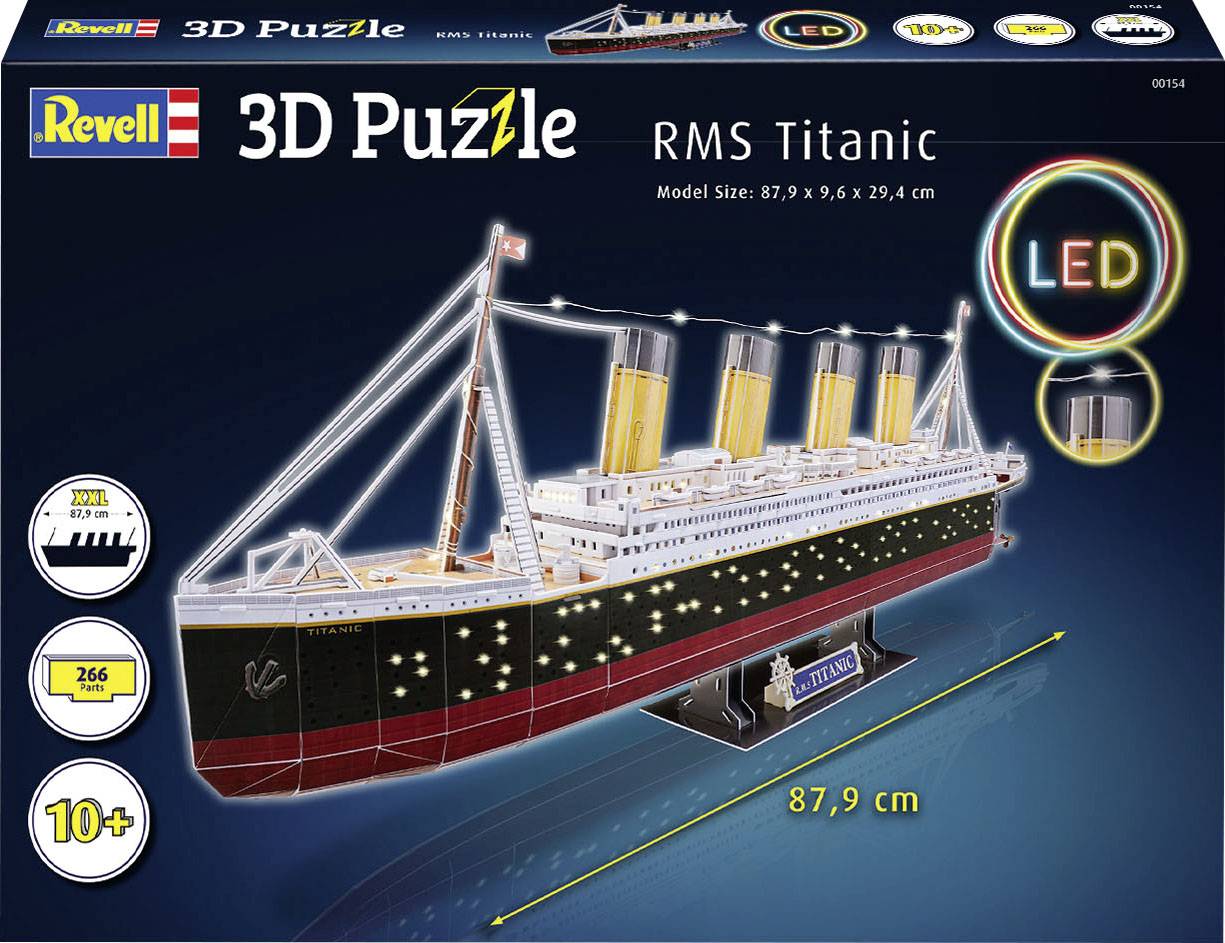 3D-Puzzle RMS Titanic - LED Edition 00154 RV 3D-Puzzle RMS Titanic - LED Edition 1St.