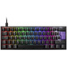 Ducky ONE 2 Mini MX-Speed Silver, RGB-LED filaire Clavier de gaming allemand, QWERTZ argent