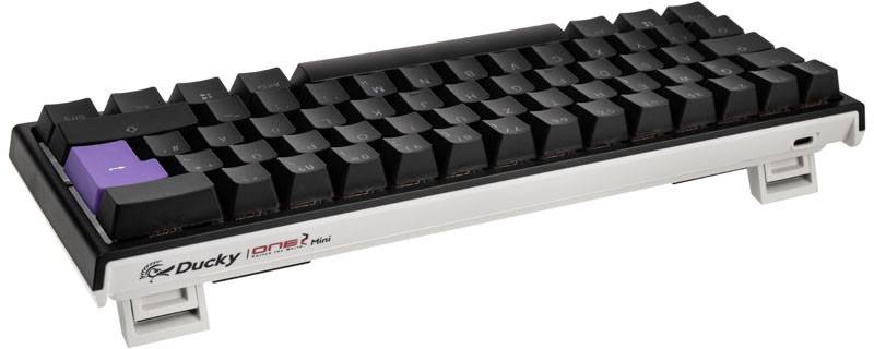 Ducky ONE 2 Mini MX-Speed Silver, RGB-LED Kabelgebunden Gaming-Tastatur Deutsch, QWERTZ Silber