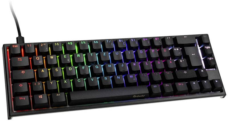 Ducky ONE 2 SF MX-Blue USB Gaming-Tastatur Deutsch, QWERTZ Schwarz
