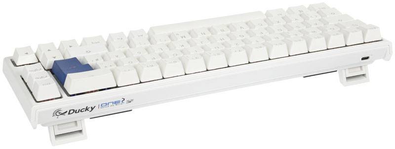 Ducky ONE 2 SF MX-Silent-Red USB Gaming-Tastatur Deutsch, QWERTZ Weiß