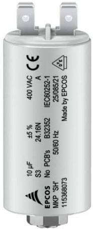 TDK B32352A4755J030 1 St. MKP-Folienkondensator Steckanschluss 7.5 µF 450 V/AC 5 % (Ø x L) 35 mm x