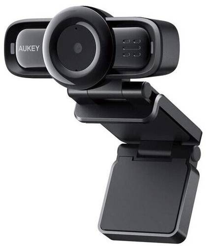 Aukey PC-LM3 Full HD-Webcam 1920 x 1080 Pixel Klemm-Halterung