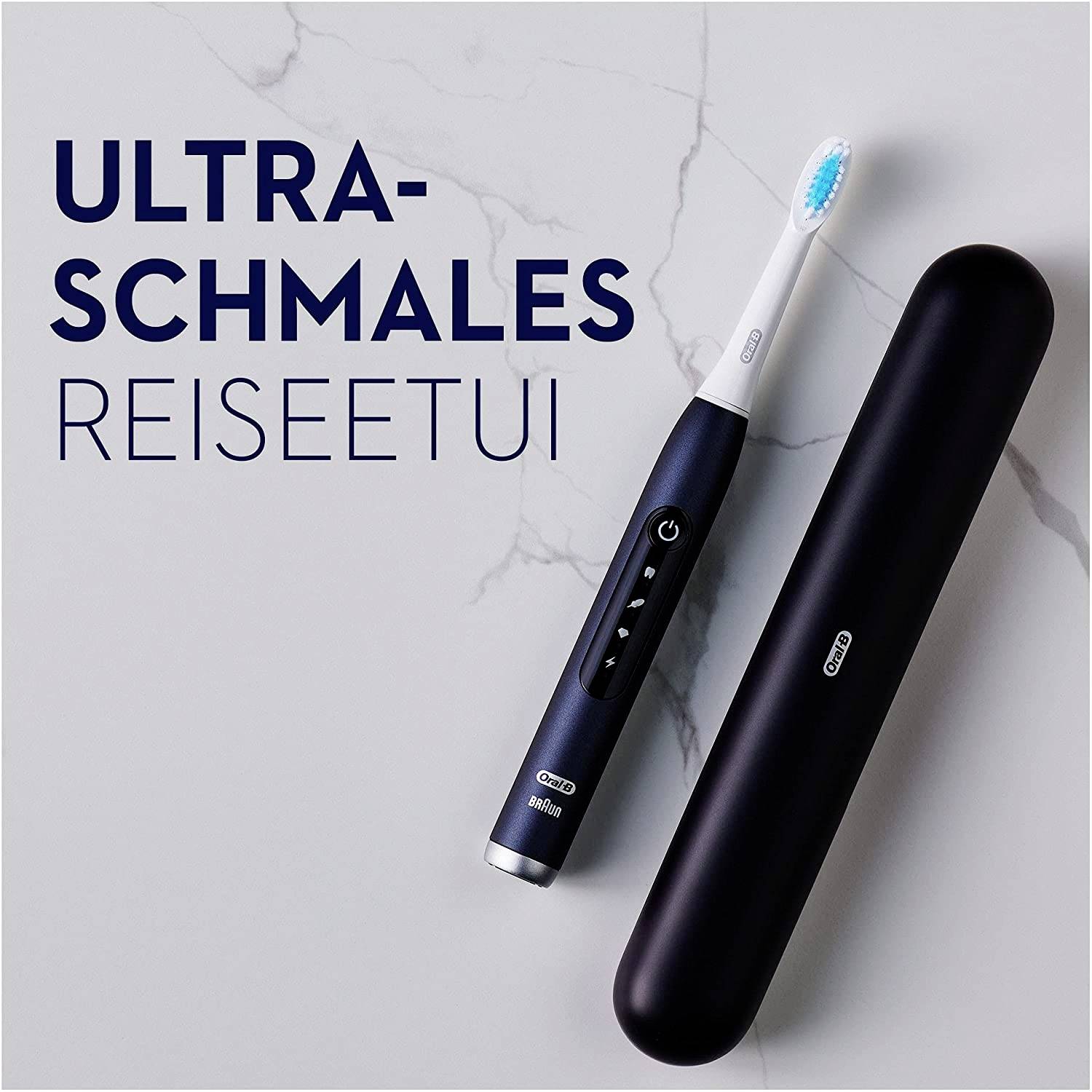Oral-B Slim Luxe 4500 610883 Elektrische Zahnbürste Schallzahnbürste Schwarz
