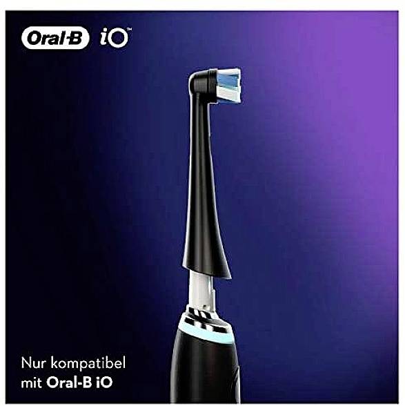 Oral-B iO CB-4 Aufsteckbürsten für elektrische Zahnbürste 4 St. Schwarz