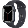 Apple Watch Series 7 GPS 45mm Aluminiumgehäuse Mitternacht Sport Band Mitternacht
