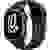 Apple Watch Series 7 Nike Edition GPS 41mm Aluminiumgehäuse Mitternacht Sportarmband Anthrazit/Schwarz
