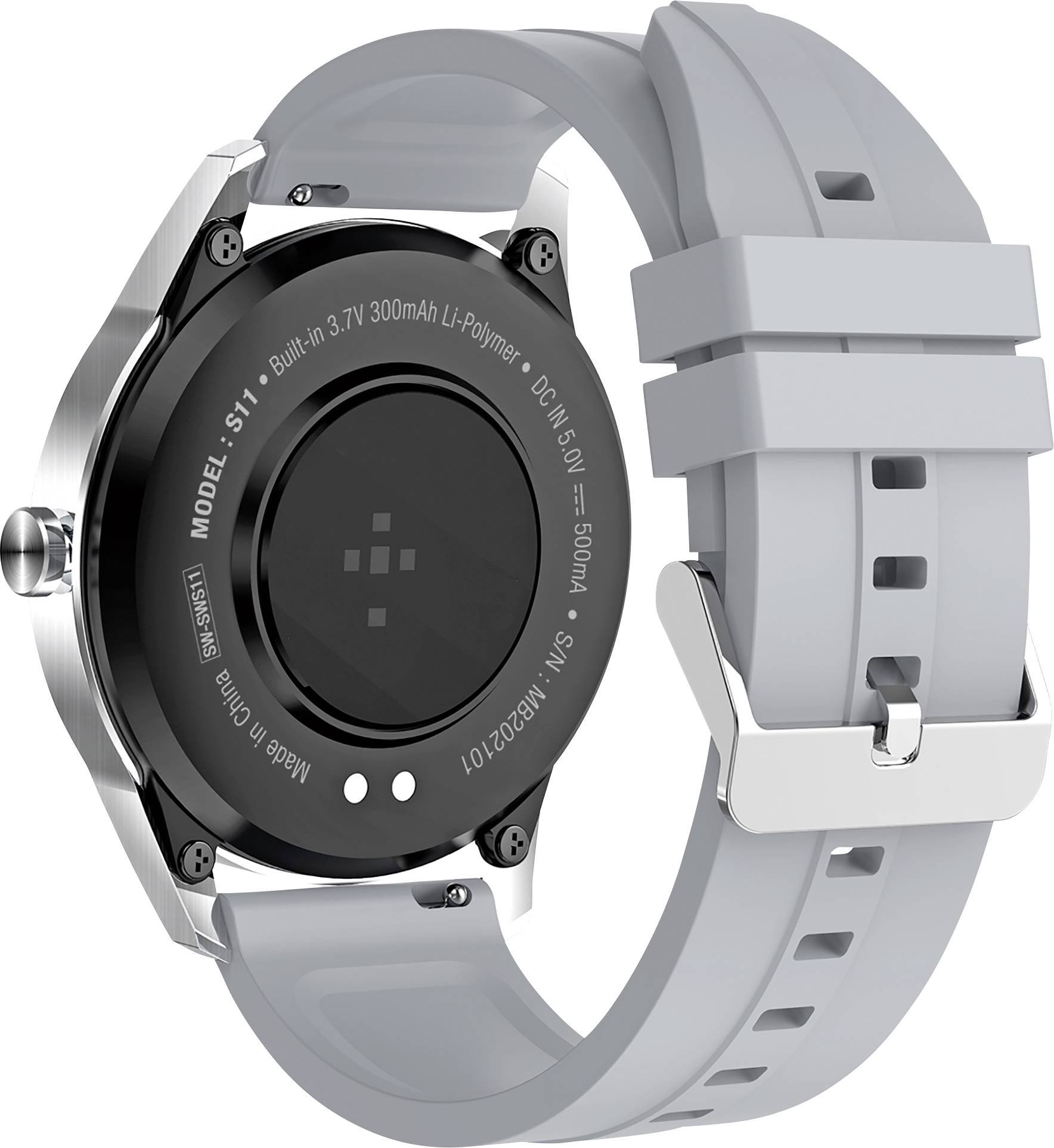 JayTech SWS 11 Smartwatch 46mm Uni Silber