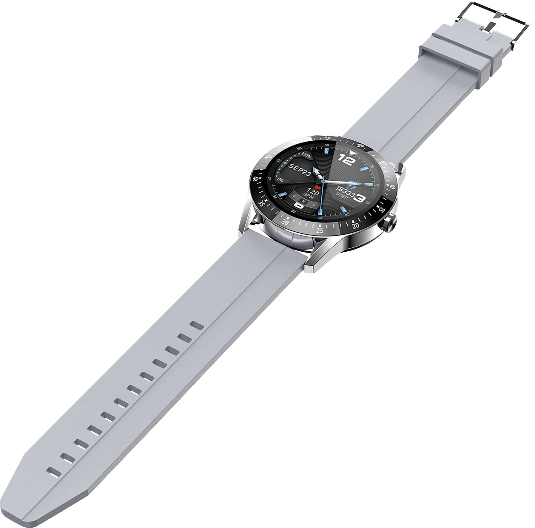 JayTech SWS 11 Smartwatch 46mm Uni Silber