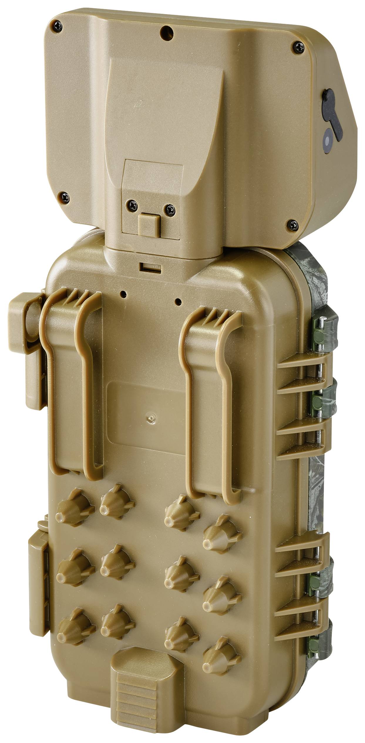 HUNTSOLR100 Wildkamera Auflösung Pixel: 5 Megapixel WLAN, inkl. Solarladegerät mit Li-Ion-Akku Army Grün