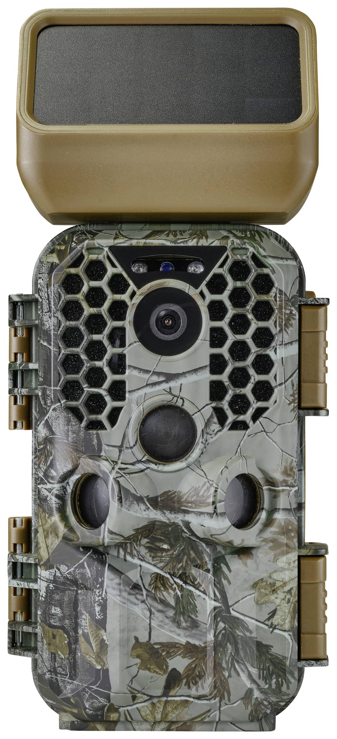 HUNTSOLR100 Wildkamera Auflösung Pixel: 5 Megapixel WLAN, inkl. Solarladegerät mit Li-Ion-Akku Army Grün