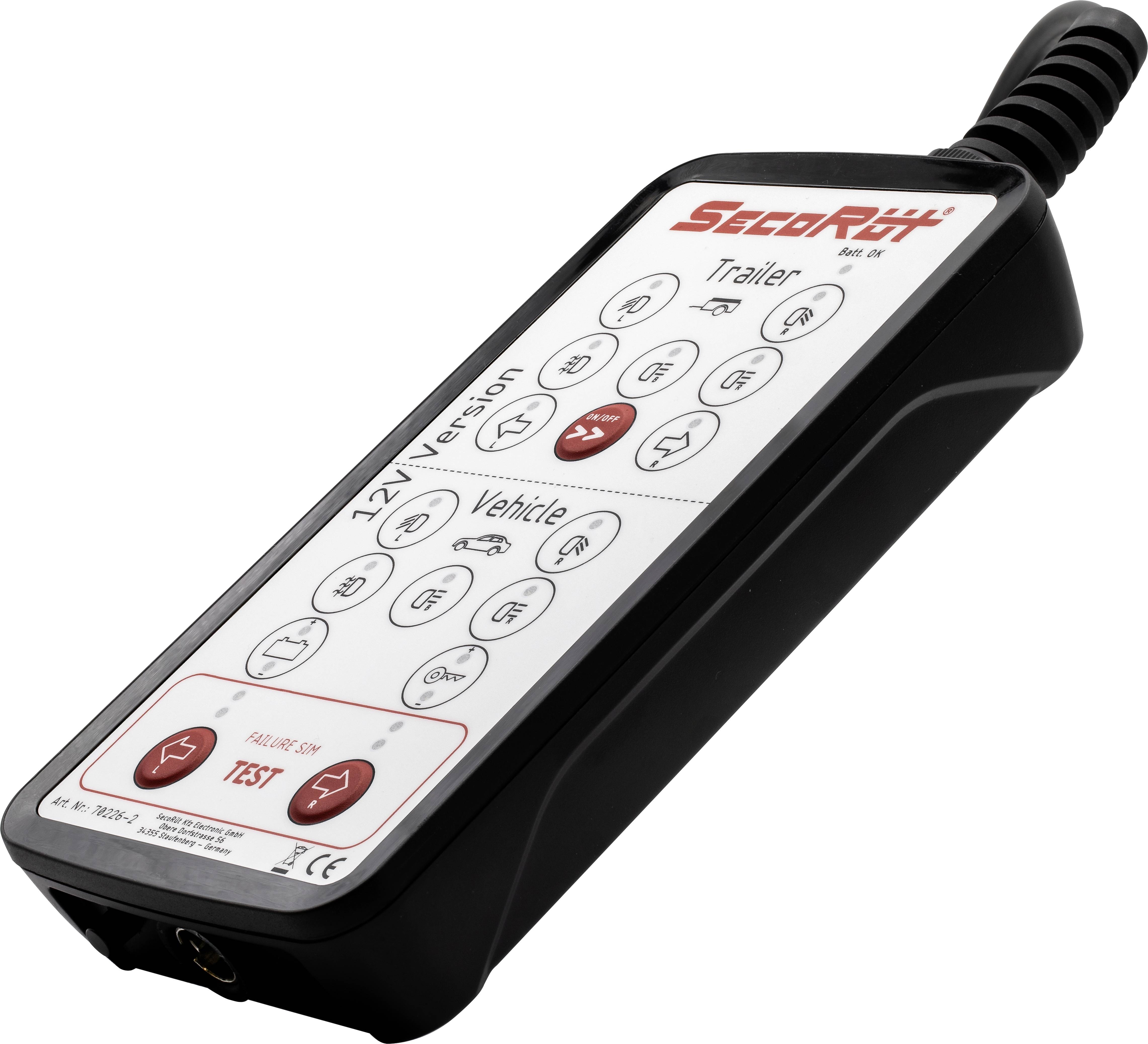 SecoRüt 70226-2 Anhängerprüfkoffer 12V Pole:7/13