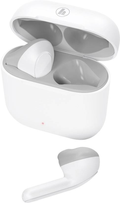 Hama Freedom Light In Ear Kopfhörer Bluetooth® Weiß Headset, Touch-Steuerung