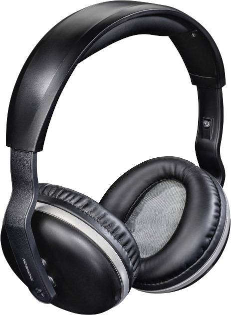 Thomson WHP3321BK TV Over Ear Kopfhörer Funk Schwarz/Silber Lautstärkeregelung