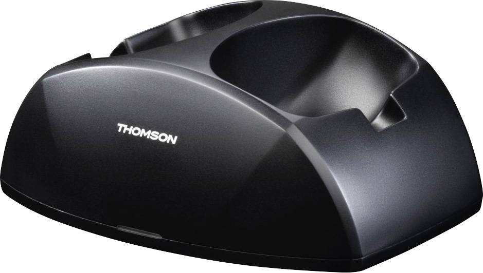 Thomson WHP3321BK TV Over Ear Kopfhörer Funk Schwarz/Silber Lautstärkeregelung