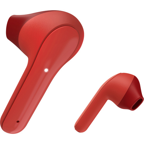 Hama Freedom Light In Ear Kopfhörer Bluetooth® Rot Headset, Touch-Steuerung