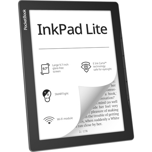 PocketBook InkPad Lite eBook-Reader 24.6 cm (9.7 Zoll) Dunkelgrau