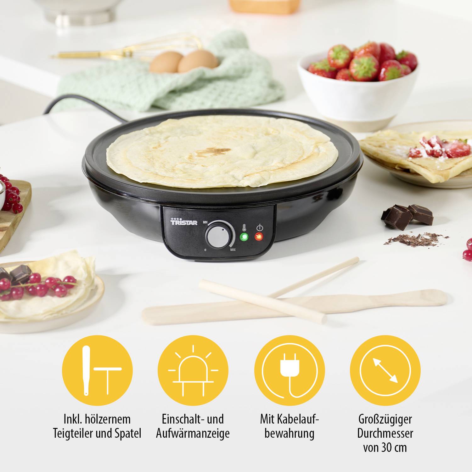 Tristar Crépes Maker Schwarz