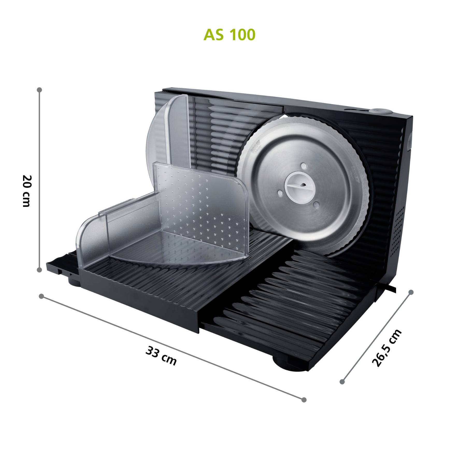 Steba AS 100 Allesschneider 291000 Schwarz