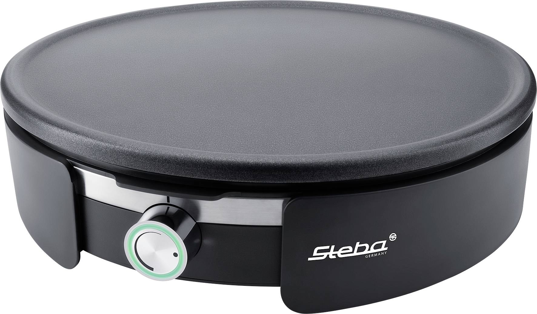 Steba CR 36 187600 Crépes Maker Edelstahl, Schwarz
