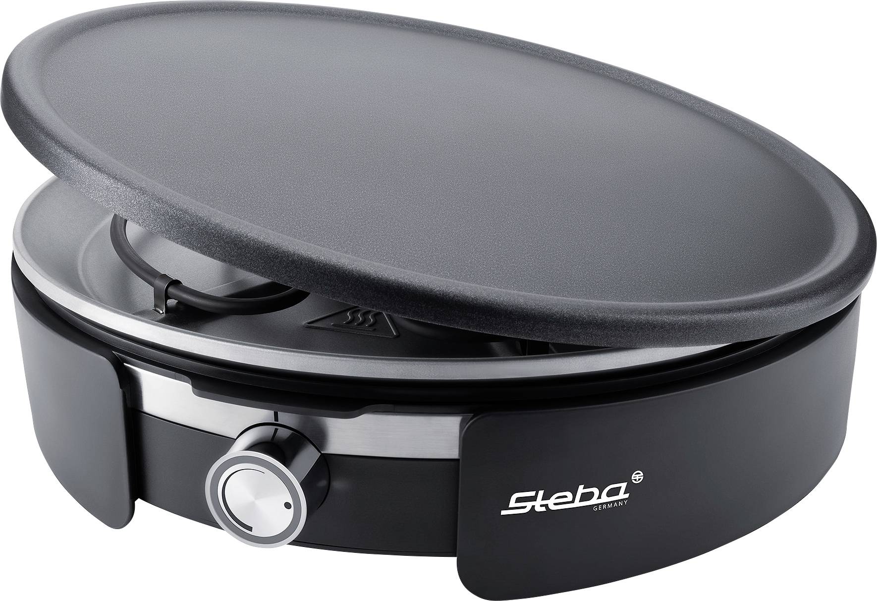 Steba CR 36 187600 Crépes Maker Edelstahl, Schwarz