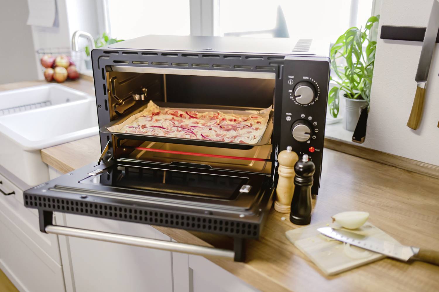 Steba KB M42 Minibackofen Timerfunktion, Antihaftbeschichtung, Umluft-Funktion 42l