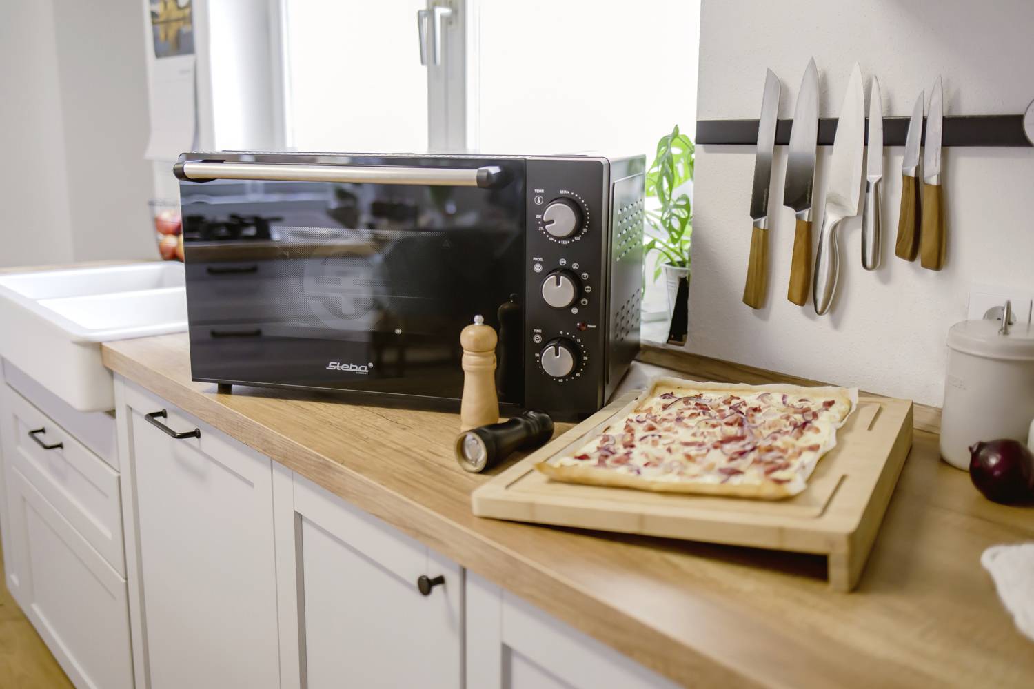 Steba KB M42 Minibackofen Timerfunktion, Antihaftbeschichtung, Umluft-Funktion 42l