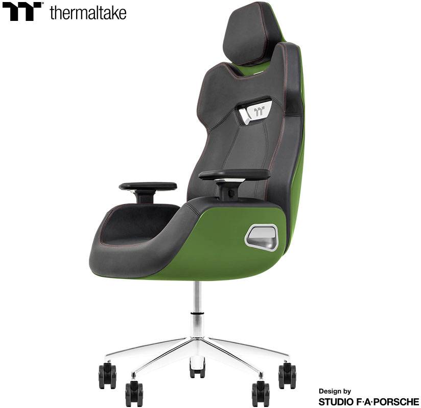 Thermaltake Argent E700 Gaming-Stuhl Racing-Grün