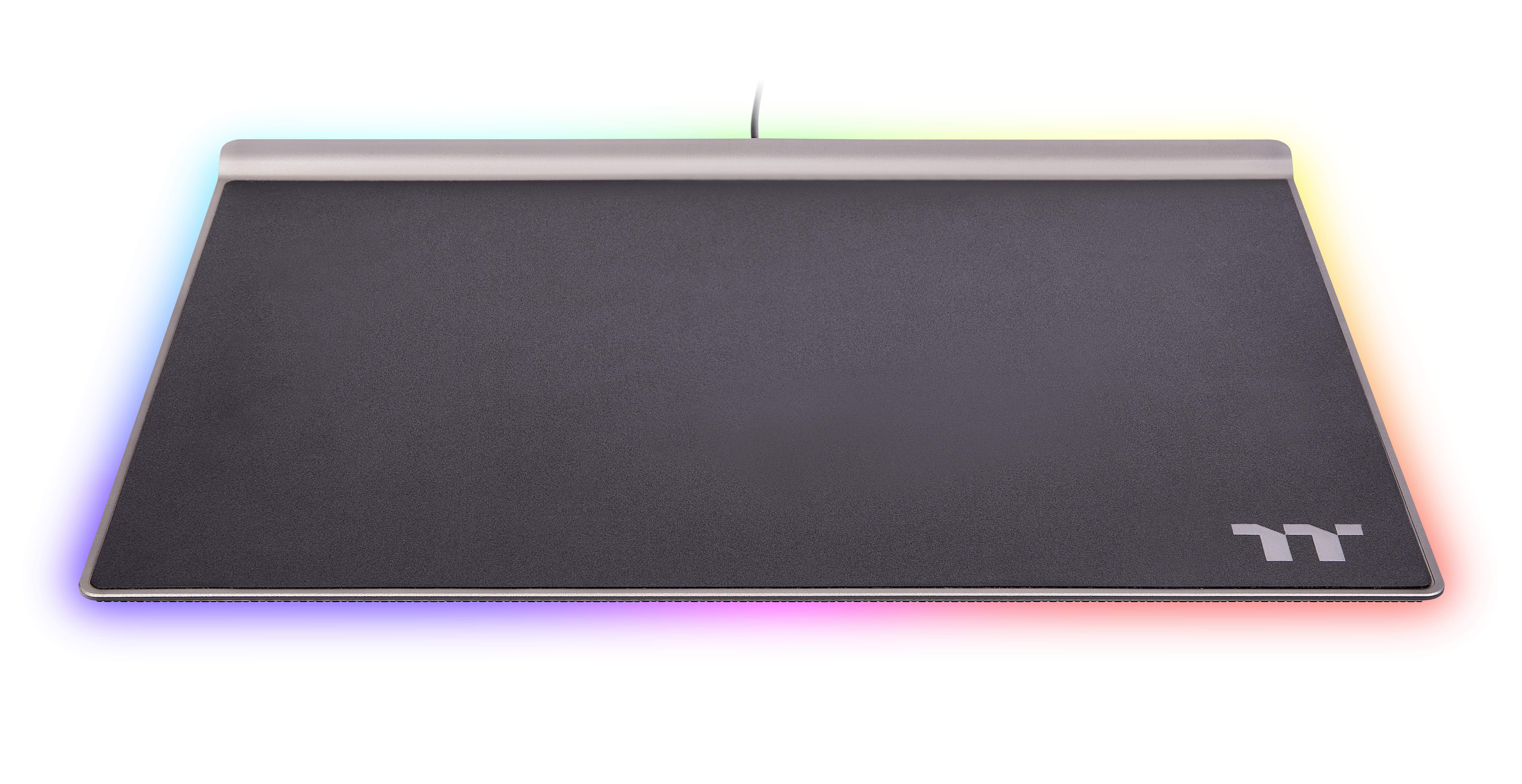 Thermaltake ARGENT MP1 RGB Gaming-Mauspad Beleuchtet Schwarz