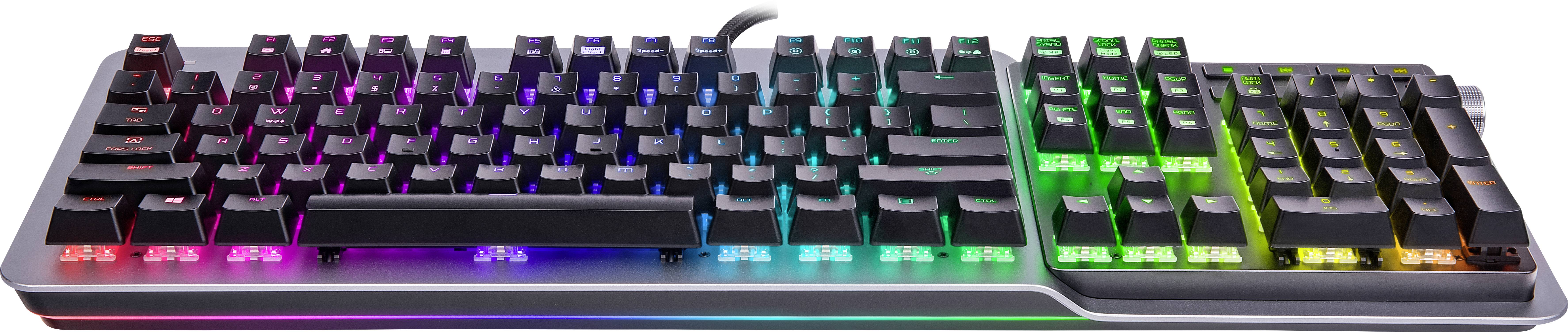 Thermaltake Argent K5 Sliver Switch (GER) Kabelgebunden Gaming-Tastatur Deutsch, QWERTZ Titanium Beleuchtet