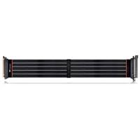 Thermaltake PCIe Riser Kabel PCIe 4.0 PCIe x16 Stecker, PCIe x16 Buchse 0.60 m Schwarz AC-059-CO1OT Thermaltake PCIe Riser Kabel PCIe 4.0 PCIe x16 Stecker, PCIe x16 Buchse 0.60 m Schwarz AC-059-CO1OT