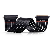Thermaltake PCIe Riser Kabel PCIe 4.0 PCIe x16 Stecker, PCIe x16 Buchse 0.60 m Schwarz AC-059-CO1OT Thermaltake PCIe Riser Kabel PCIe 4.0 PCIe x16 Stecker, PCIe x16 Buchse 0.60 m Schwarz AC-059-CO1OT