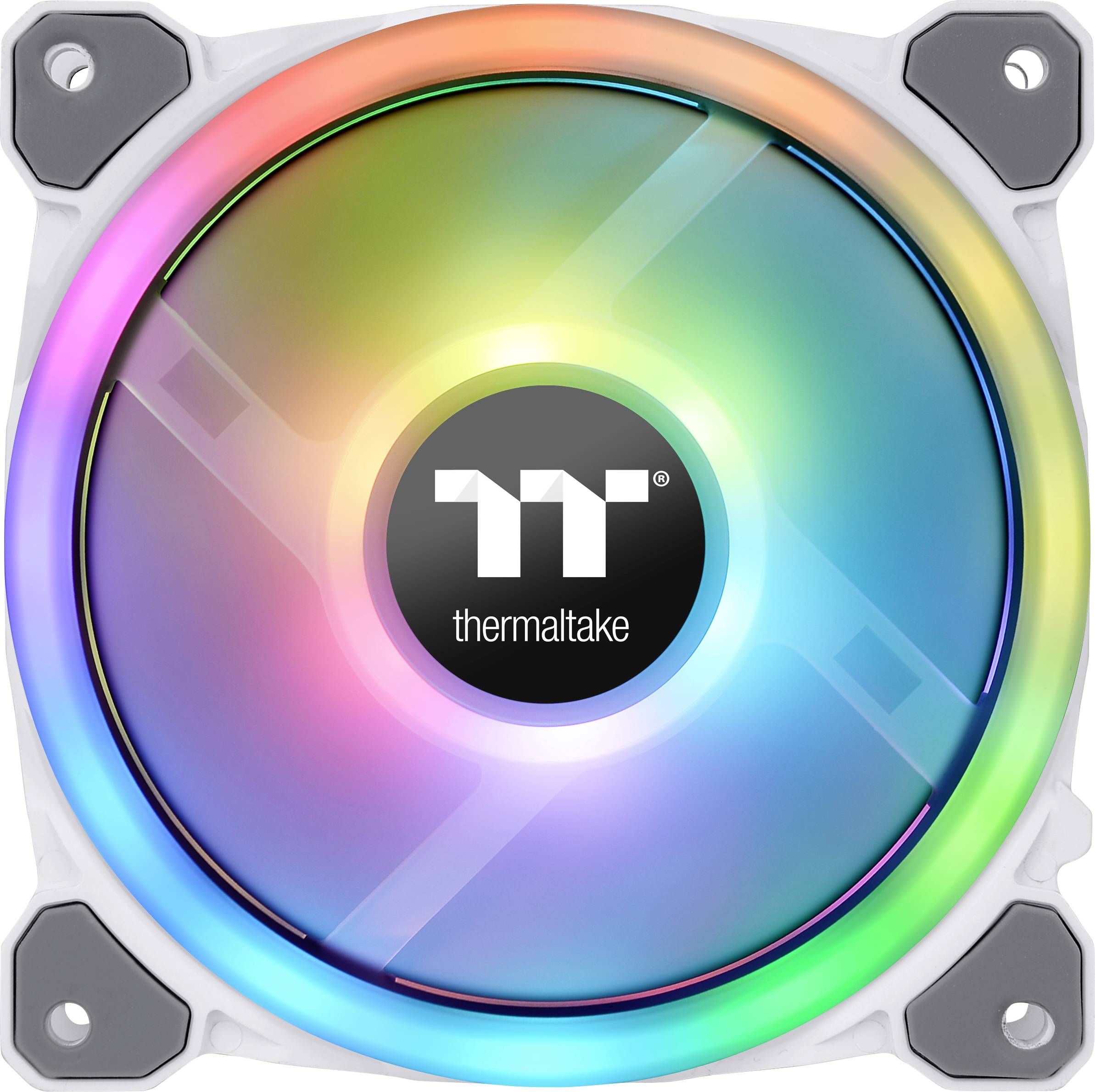 Thermaltake Riing Trio 12 RGB Radiator Fan White TT Premium Edition PC-Gehäuse-Lüfter Weiß (B x H x T) 120 x 25 x 120mm inkl