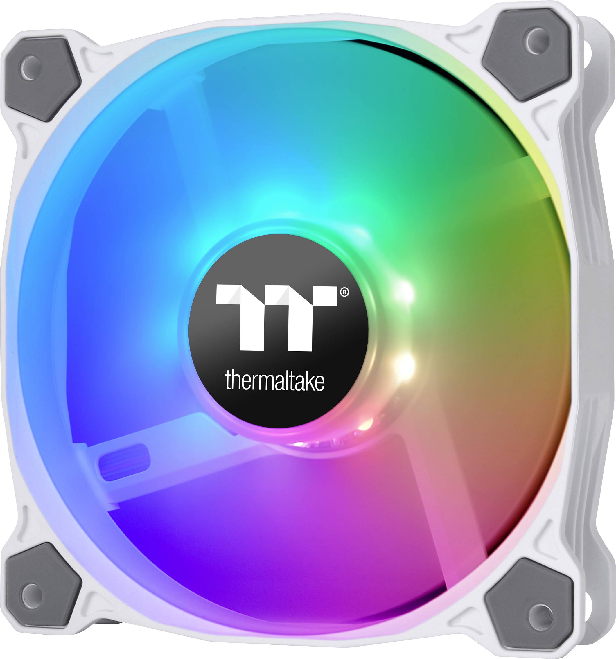 Thermaltake Pure 12 ARGB Sync Radiator Fan White TT Premium Edition PC-Gehäuse-Lüfter Weiß, RGB (B x H x T) 120 x 25 x 120mm inkl