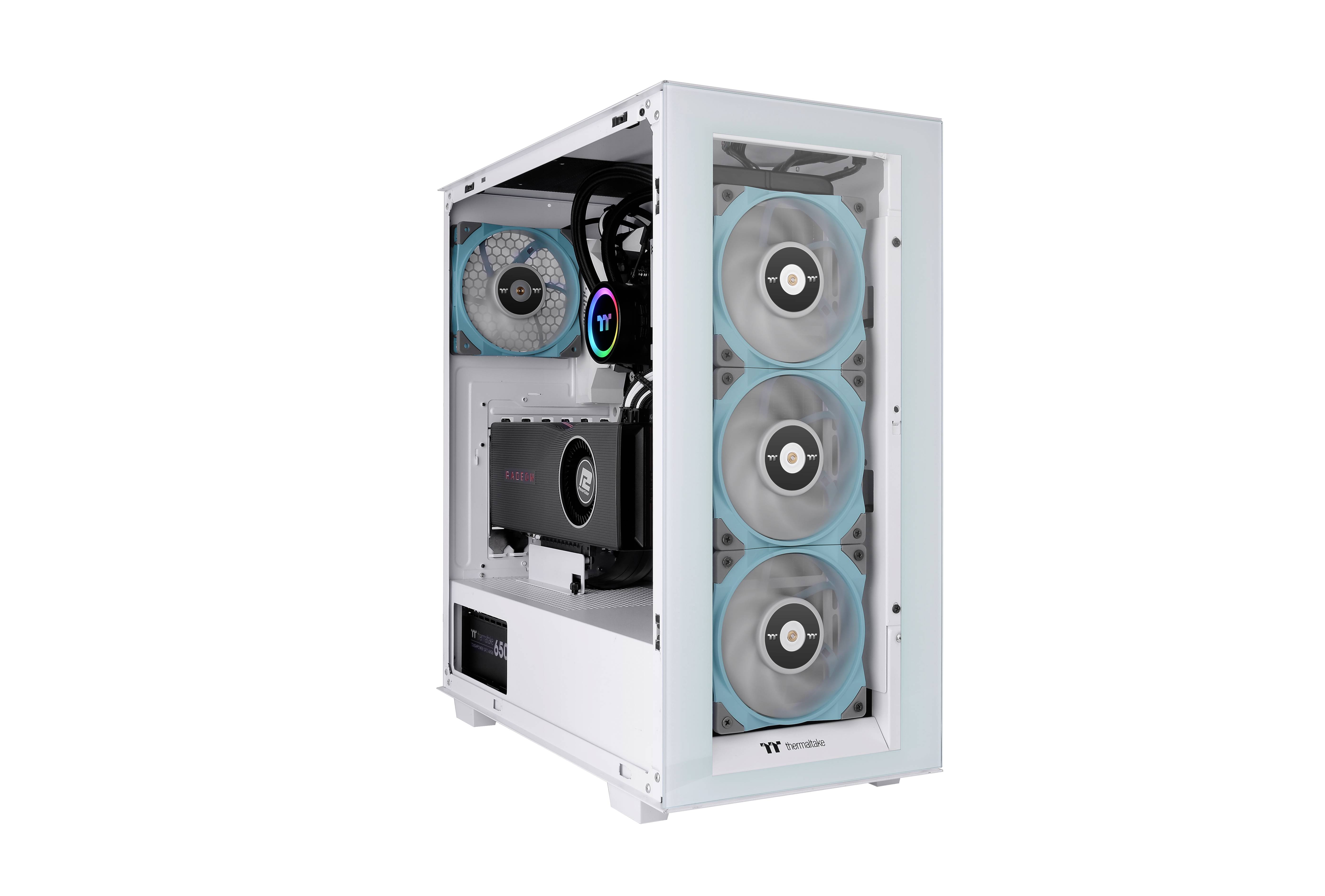 Thermaltake TOUGHFAN 12 Radiator Fan PC-Gehäuse-Lüfter Türkis (B x H x T) 120 x 25 x 120mm