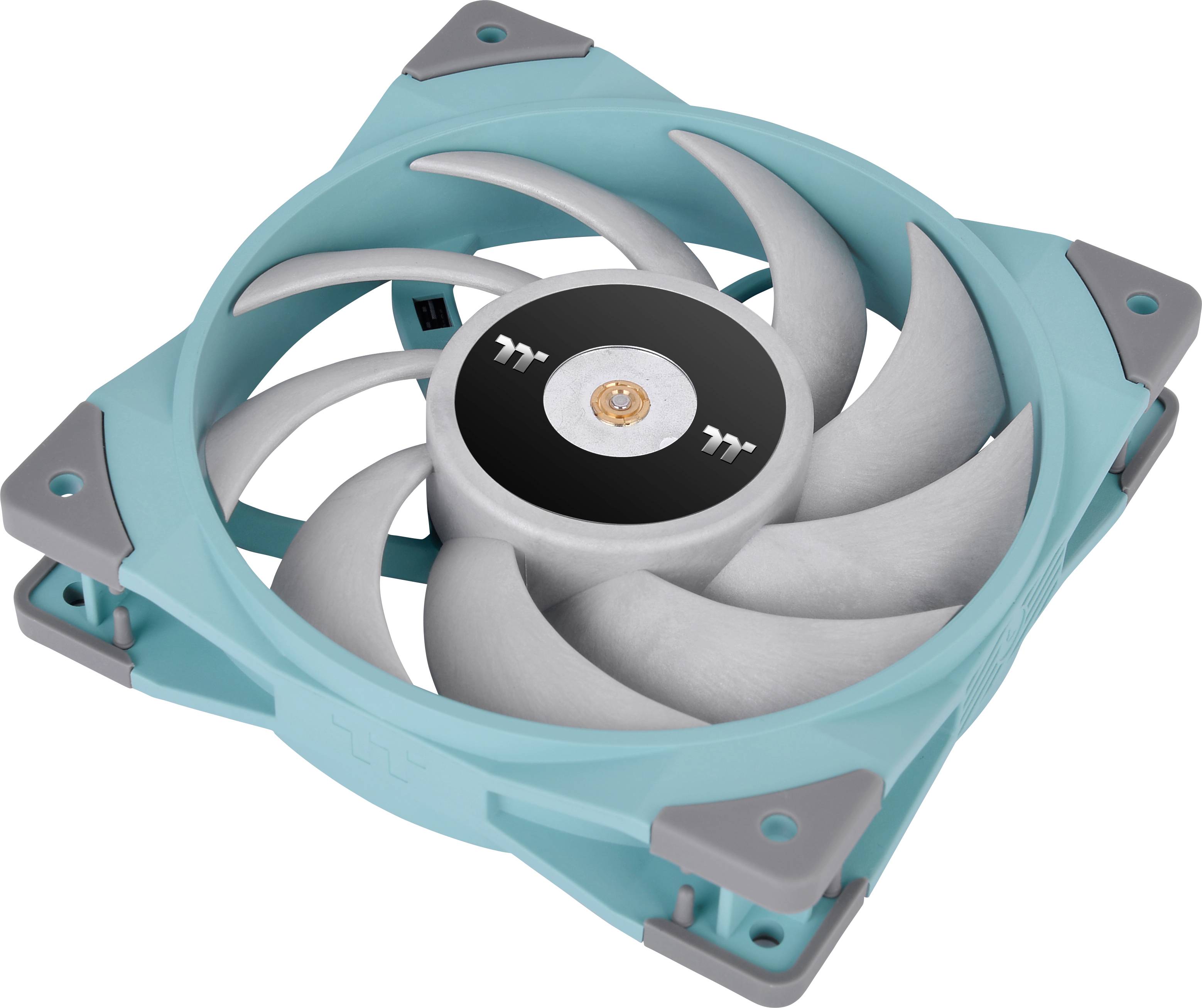 Thermaltake TOUGHFAN 12 Radiator Fan PC-Gehäuse-Lüfter Türkis (B x H x T) 120 x 25 x 120mm