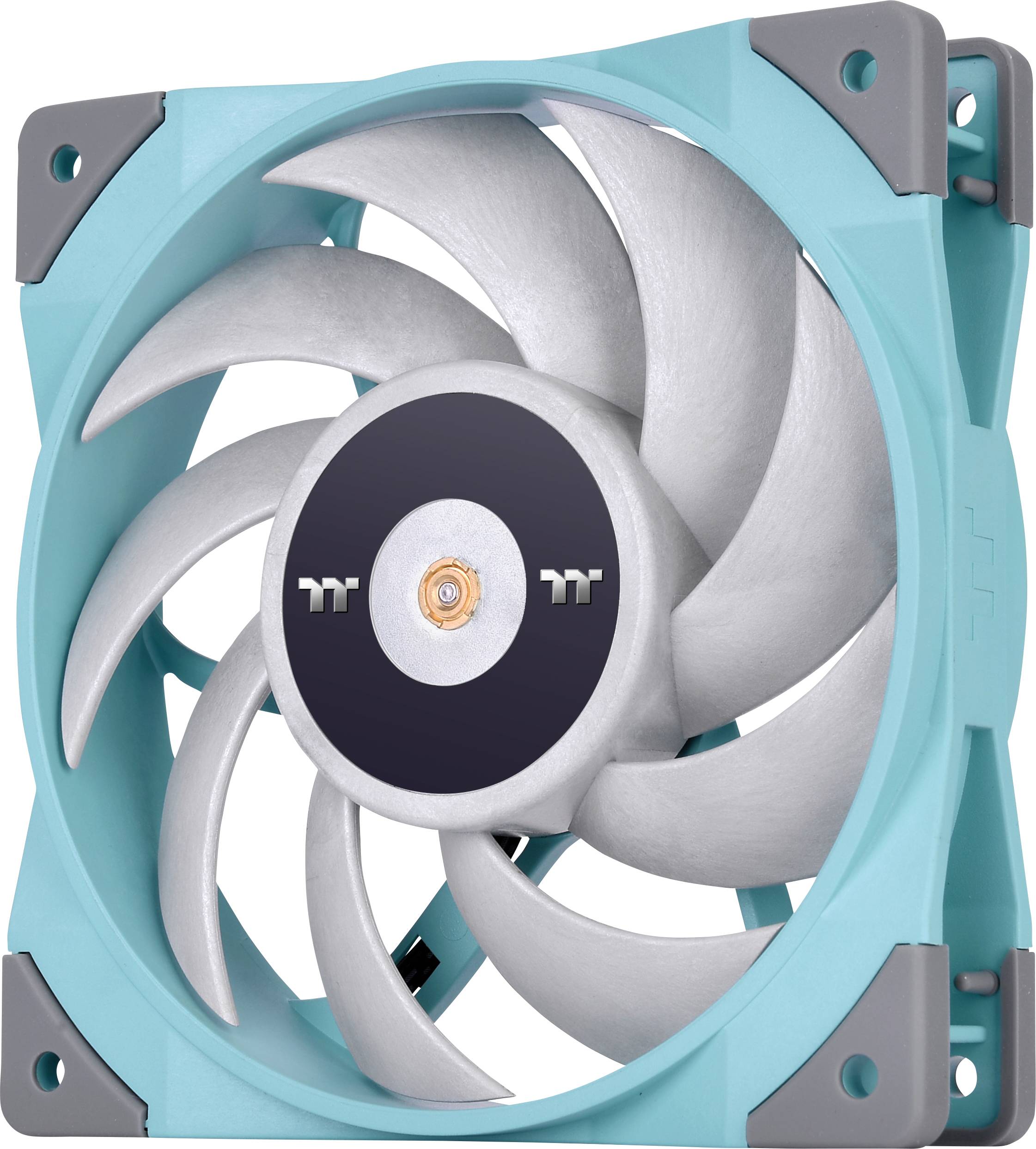 Thermaltake TOUGHFAN 12 Radiator Fan PC-Gehäuse-Lüfter Türkis (B x H x T) 120 x 25 x 120mm