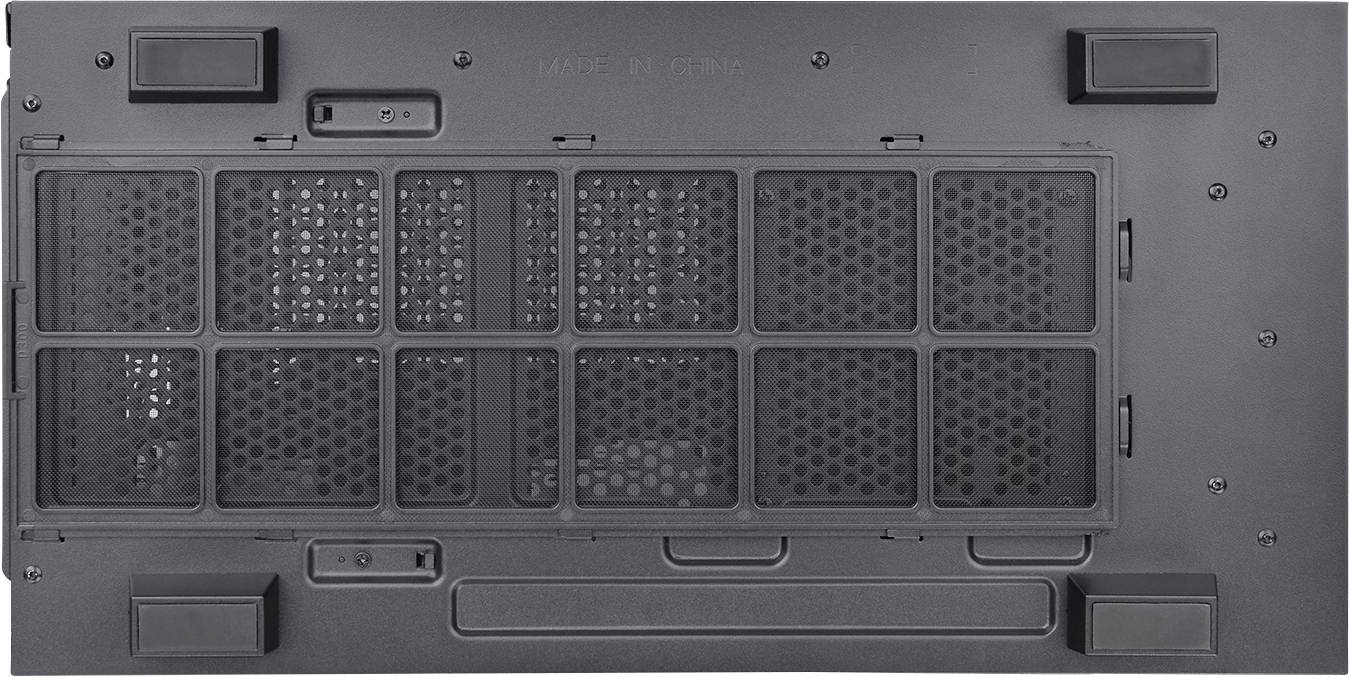 Thermaltake Divider 500 TG Air Black Midi-Tower PC-Gehäuse Schwarz 2 vorinstallierte Lüfter, Seitenfenster, Staubfilter