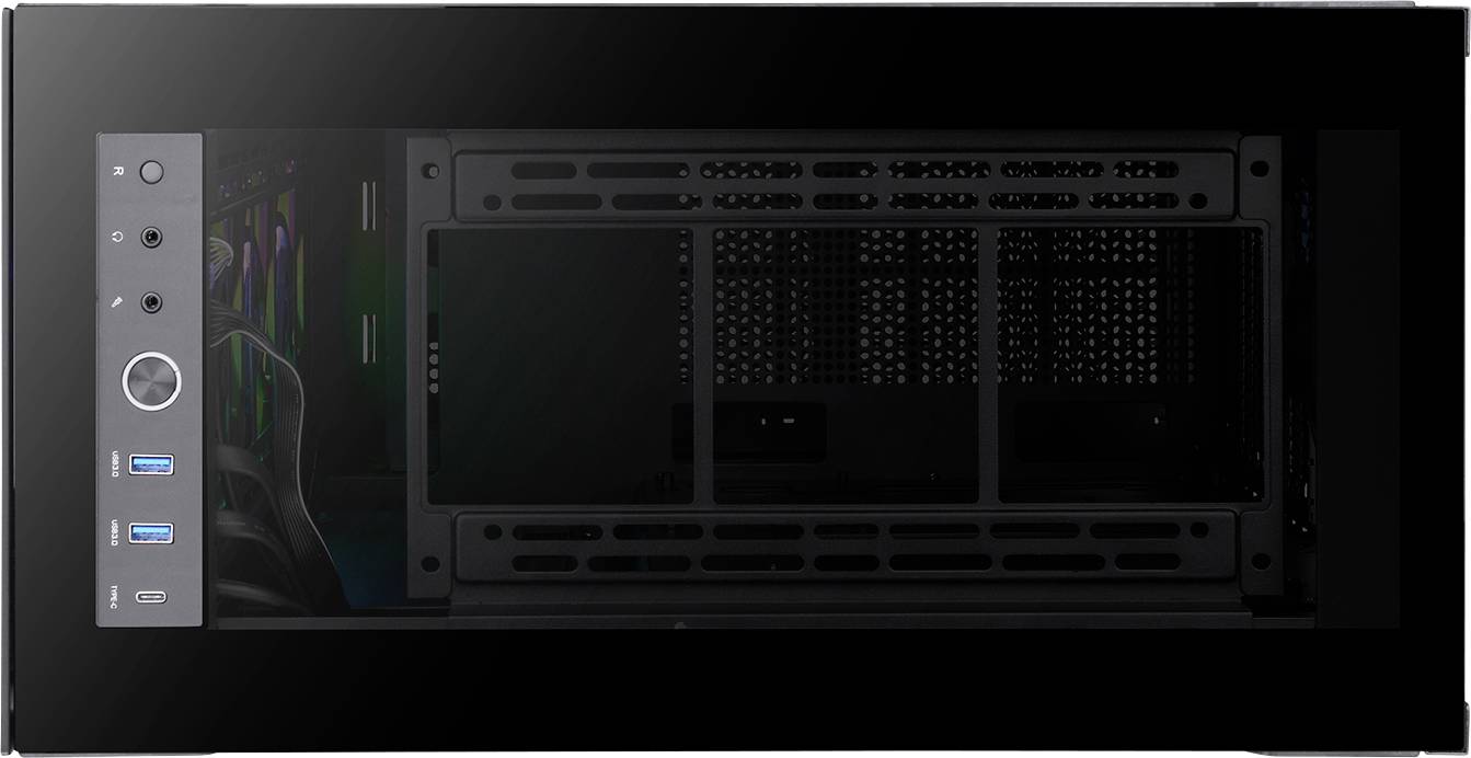 Thermaltake Divider 500 TG ARGB Midi-Tower PC-Gehäuse Schwarz 3 Vorinstallierte LED Lüfter, 1 vorinstallierter Lüfter